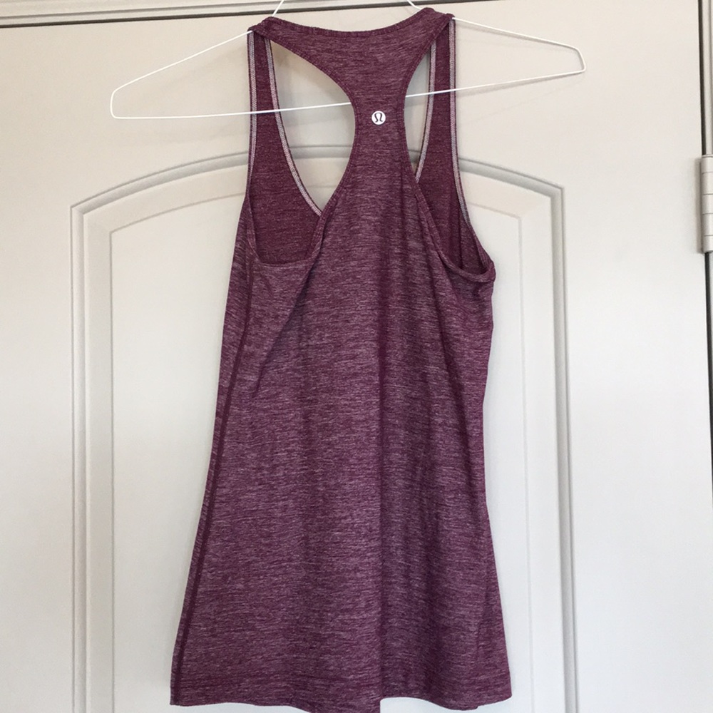 Lululemon Maroon Racerback - Picture 2 of 3